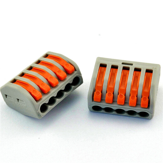 TaoTimeClub Building Wire Connector Quick Wiring Terminal Block Terminal Post Terminal 5-Wire