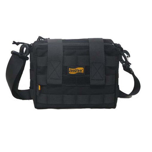 LOOYOO A14 Militärstil Outdoor One-Shoulder Service Rucksack EDC Handgepäcker Umhängetaschen Verschiedene Tasche Molle1050d Nylon Schwarz