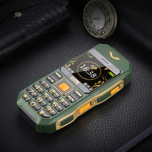 Dimi M969 Mobile / Unicom 2G à trois personnes à trois personnes âgées Mobile Dual Sim Double Saut-secours Green