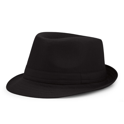 择信礼帽男春夏季男女通用简约复古英伦爵士大码纯色绅士帽舞台表演 黑色 均码适合57cm左右头围