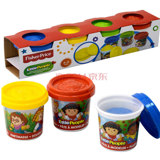 [70% neu] Fischerpreis handgefertigt farbenfrohe Tonkunststoffton-Schimmelpilze Männer und Mädchen Frühschulzeit Spielzeug Kindergärtner-Saison Must-Have natürlicher Weizenmehl FPP020 Ergänzungspaket