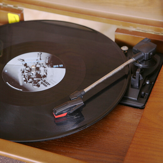 Famous actor 1411 vinyl record player retro record player Bluetooth gramophone LP Bluetooth audio vintage record player CD player Bluetooth version desktop