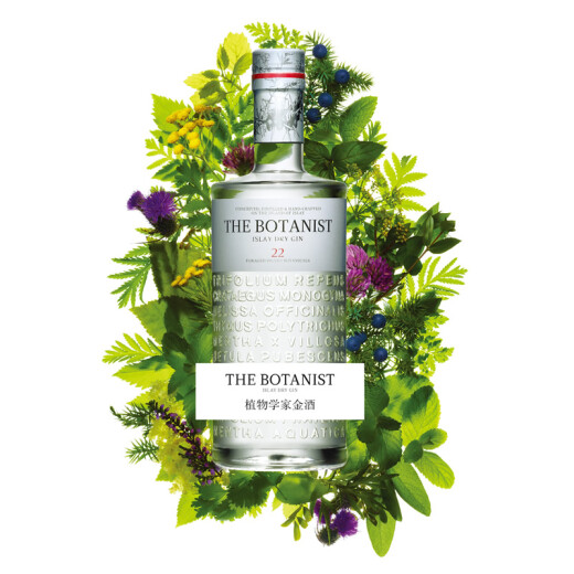 植物学家牌金酒植物学家金酒（The Botanist）洋酒 金酒  700ml 