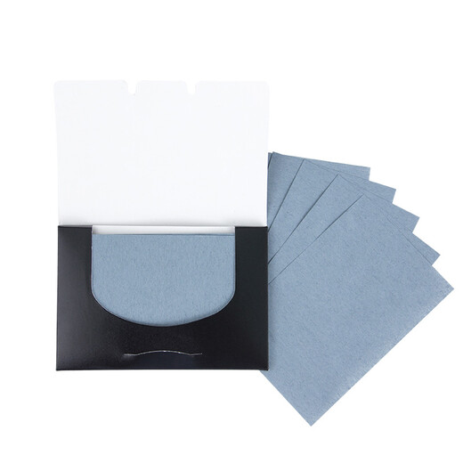 Ukiss Bamboo Charcoal Men's Oil-Absorbing Paper 100 Pieces Facial Oil Control Makeup Cleaning Pores Men's and Women's Portable Makeup Setting Paper