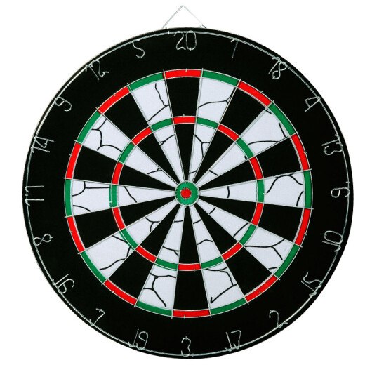 Kaisu dart board fitness equipment entertainment competition 18-inch flocked needle dart target set comes with 6 18g darts DB018
