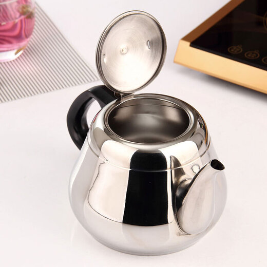 KAMJOVE 304 stainless steel flat bottom electric kettle, induction cooker, tea set, sterilizer, single pot, not a complete set of products, M160 electromagnetic kettle 1L