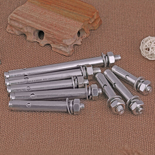 Bairuite (bairuite) 304 stainless steel expansion screw pull explosion screw 316 lengthened expansion bolt lifting explosion expansion pipe screw M8*80 2 pieces 304