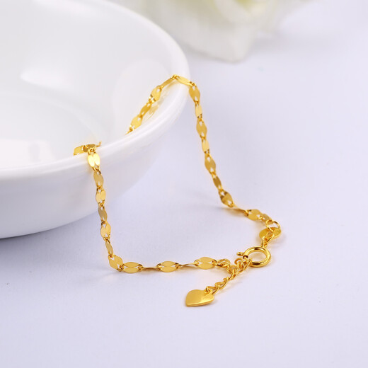 Diamond Phoenix 18K Gold Bracelet Fashion Simple Lips 18K Gold Bracelet Women's Wedding Gift Jewelry G0193
