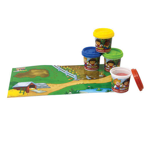 [70% new] Fisher-price Handmade colored mud plasticine clay clay mold set for men and girls early childhood education toys natural wheat flour making colored mud carving workshop 131019