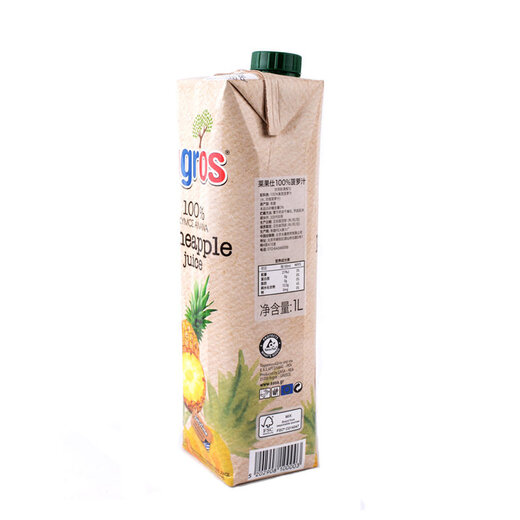 Agros imported from Greece fruit juice drink family size pineapple juice 1L