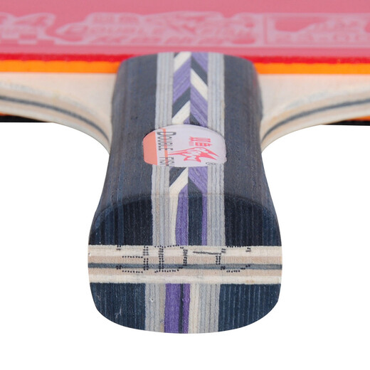 Pisces table tennis racket horizontal single racket 3-star Samsung ball racket for beginner training 3D-C with racket case