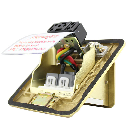 Schneider Electric Five-hole floor plug-in with damping pop-up floor Floor socket copper (excluding bottom box) E226C10U