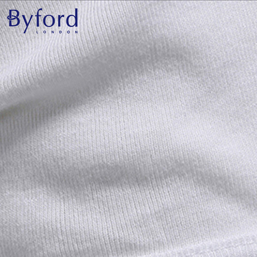 百富（BYFORD）男士秋衣秋裤全棉专柜款针织保暖内衣套装长袖打底男红MW8826\846  MW8826+MW8937-套装-白色-薄款 XL