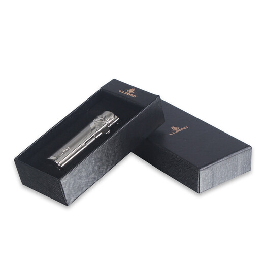 LUXFO metal cigar lighter four-way windproof inflatable cigar lighter gift box LF-5008Y