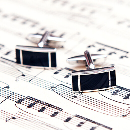 KFLK simple versatile cufflinks men's gift shirt cuff buttons Cufflinks custom engraving gift box hardcover K052