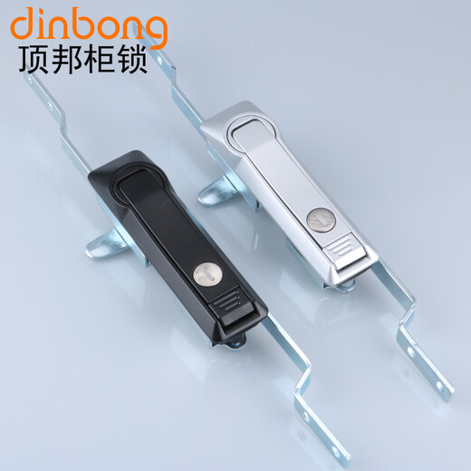 Dinbong MS829-A Schwarz/Sub-Connected Rod Lock Outdoor Standard Movable Cabinet Door Schloss Himmel und Erde Anschlüsse Stange Lock Black Matching Stange