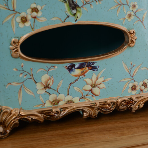 Caja de la sala de estar Tira Caja de cartón Europeo Ornamentos del hogar Almacenamiento de control remoto Caja de almacenamiento multifunción 1047 Blossom Blossom Blossom Dibujo