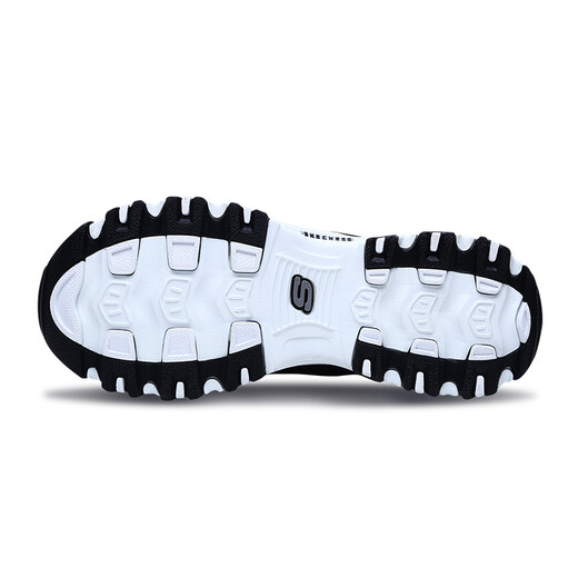Skechers d'Lites Damenschuhe lässige Schuhe Spleiß Diamant Panda Schuhe Sportschuhe 12241 12241/BKW 37