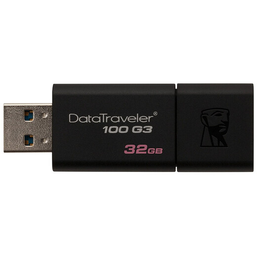 Kingston 32 GB USB3.0 USB DT100G3 Black Sliding Design modisch und bequem