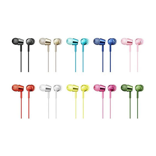 Sony (SONY) [Style old style removed] Sony headphones wired, mobile phone, computer running, sports music earbuds, sony in-ear headphones MDR-EX155 blue [without mic]