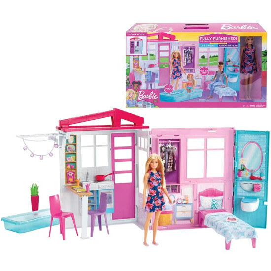 barbie wardrobe gift set