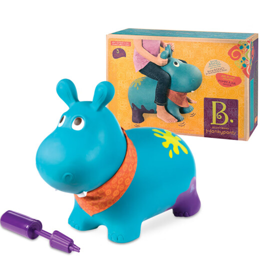 b toys bouncy hippo