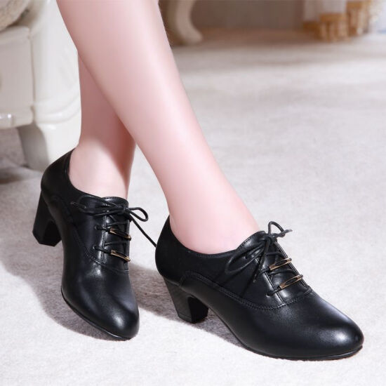 womens black dress shoes with laces