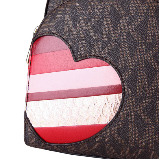 michael kors heart backpack