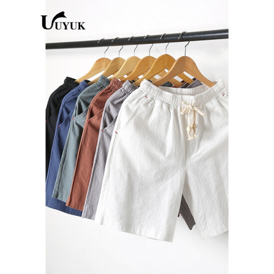 cotton linen shorts mens