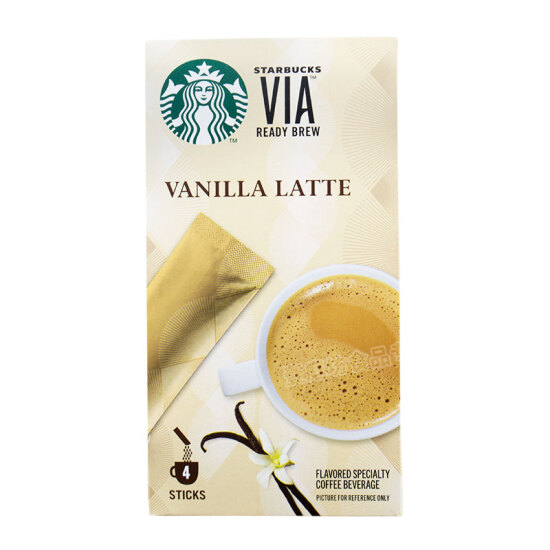 Starbucks Coffee Powder Via Vanilla Latte Flavored Instant Coffee
