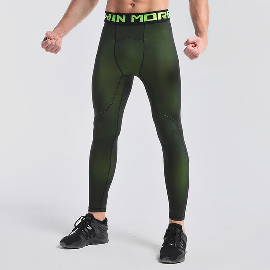 dark green compression pants