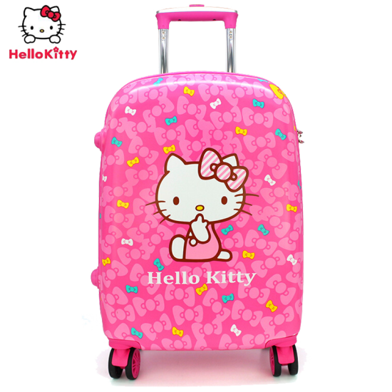 hello kitty trolley bag for school