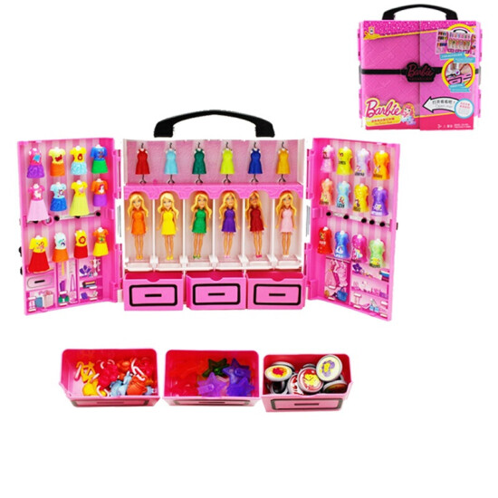 mini barbie set