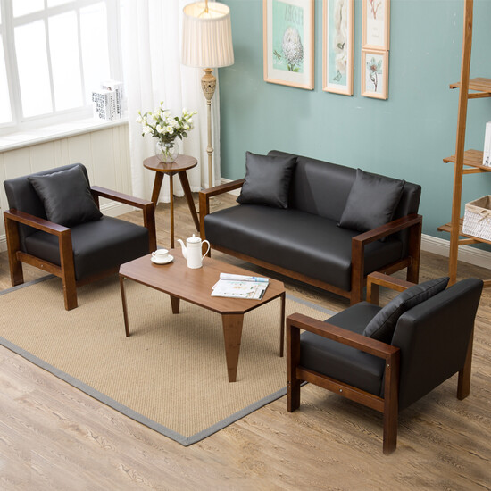 Dovana Dowana Sofa Modern Small Apartment Solid Wood Leather Dovana Dowana Sofa Modern Small