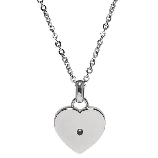 michael kors heart necklace