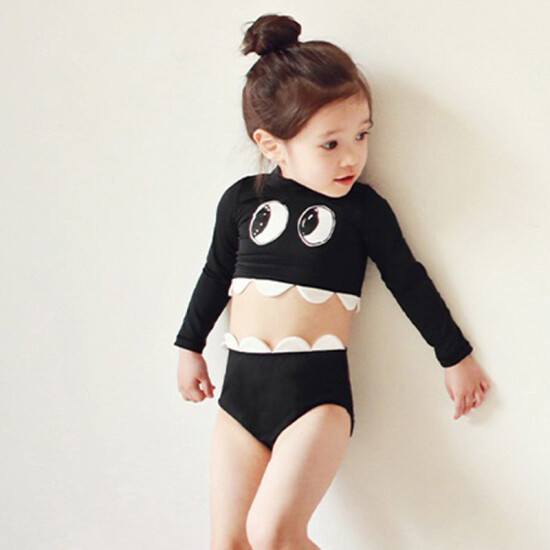 long sleeve baby bathing suit