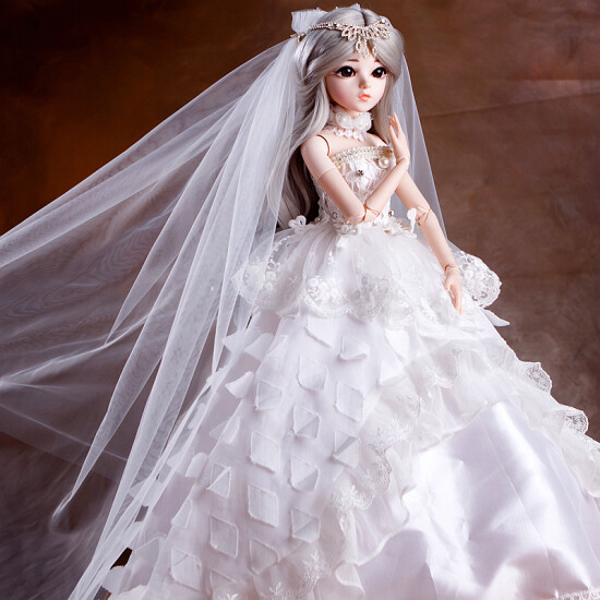 doll wedding dress
