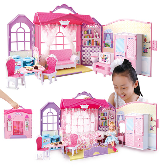 barbie doll set and house