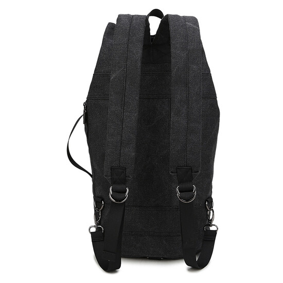 Mens drawstring backpack,Sports and leisure drawstring bag-black
