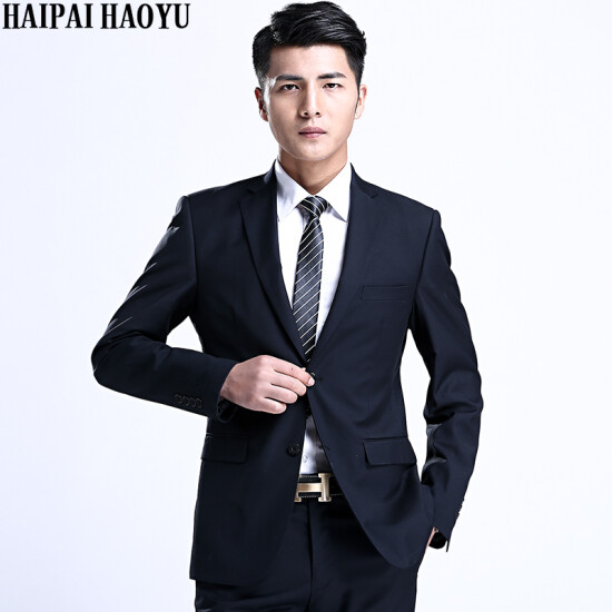 navy blue suit business professional