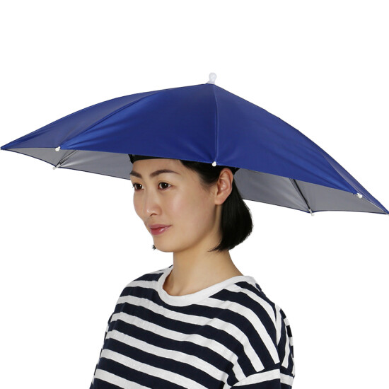 clear umbrella hat