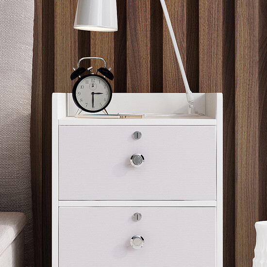 Wooden Yichengju Bedside Cabinet With Lock Simple Wooden Yichengju Bedside Cabinet With