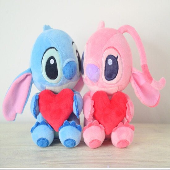 stitch and angel teddy