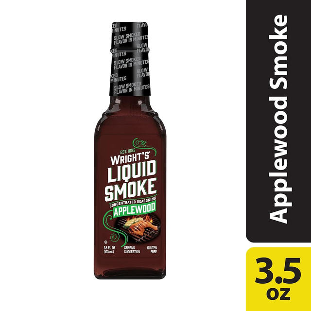 American BBQ Smoked Sauce Hickory Smoked Liquid Wrights Hickory Liquid Smoke Applewood Smoked Sauce 103ml