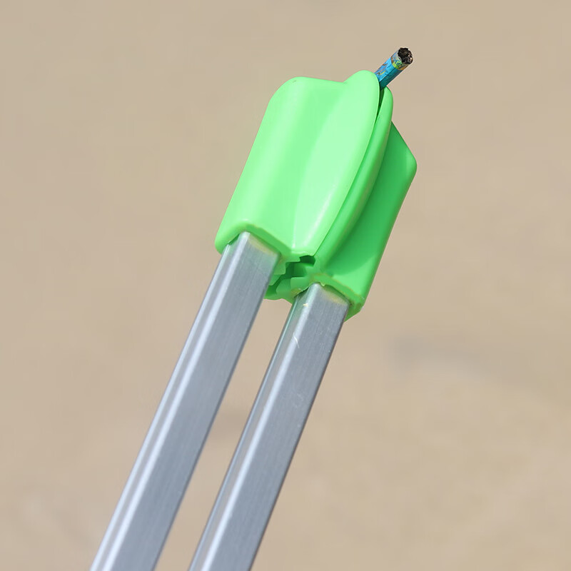 Mrs. Zhuang sanitation long-handled garbage clip picker garbage pliers double aluminum tube-glue head-garbage clip