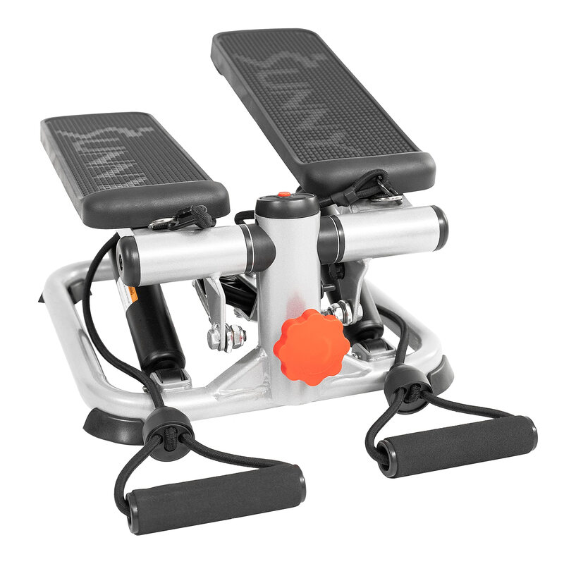 Sunny Health & Fitness Full Body 2-in-1 Stepper Adjustable Hydraulic