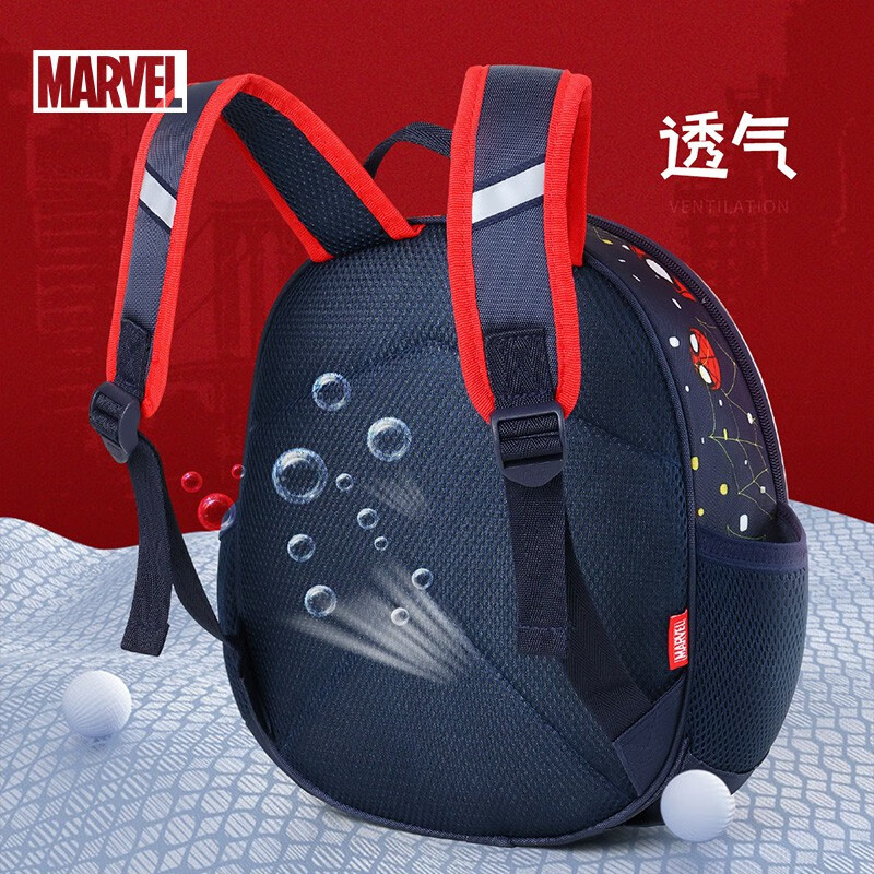Disney schoolbags, primary school students, lightweight children's schoolbags, kindergarten boys' schoolbags, good-looking and burden-reducing schoolbags, children's backpacks Spider-Man