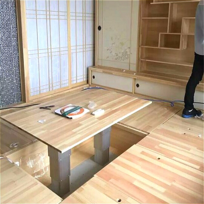 Wanjiahe electric remote-controlled tatami double-machine lift, Japanese-style tatami lift table, tatami lift table, 310 model electric aluminum alloy remote-controlled lift table, others