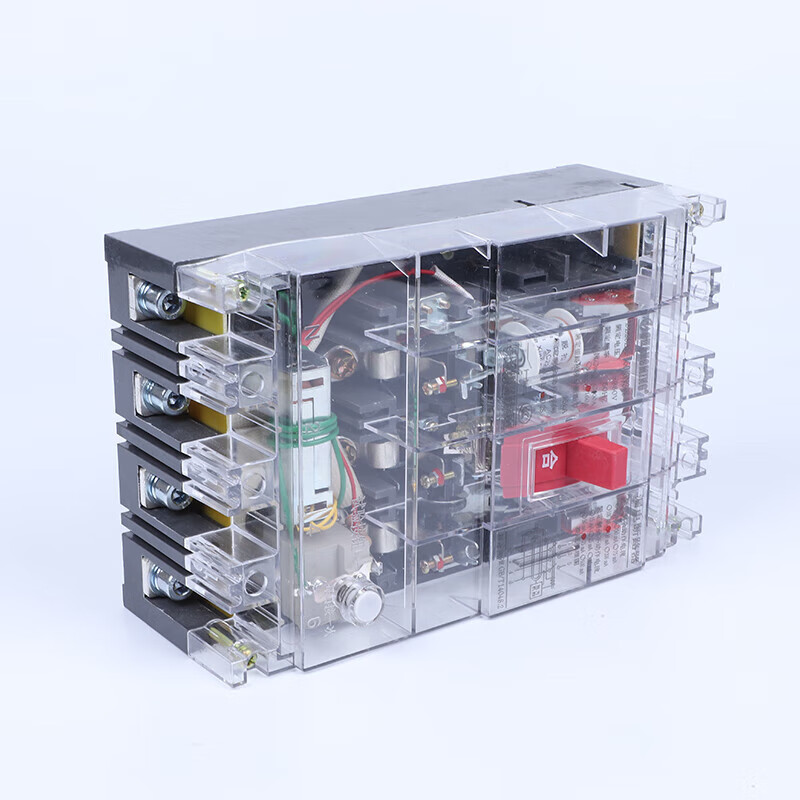 Transparent leakage protection circuit breaker DZ20LE-160A three-phase four-wire 250A400A circuit breaker 160A 3P+N