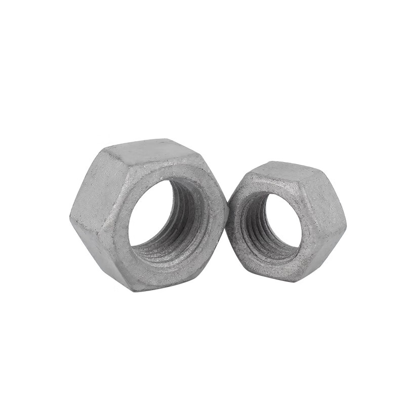 Creaby hot-dip galvanized nut hexagonal screw cap 8-level hot-dip galvanized expanded white zinc nut fastener accessories M30 1 piece 8-level hot-dip galvanized
